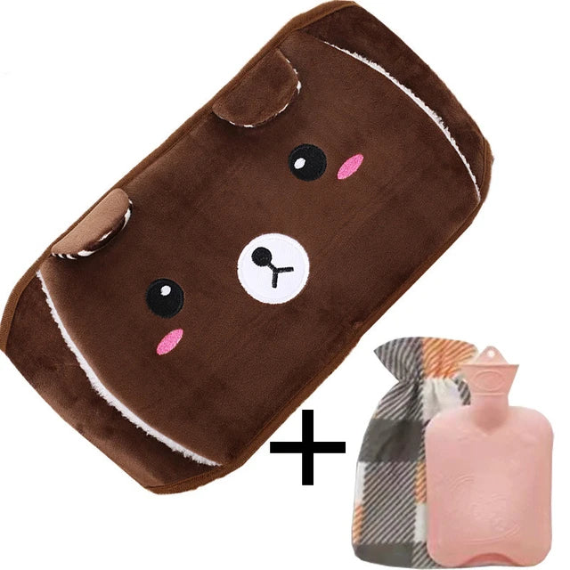 3Pcs/Set Kawaii Hot Water Bottle Belt Hand Warmer Cute Handbags Hot Water Bag Hot Water Bottles for Girl Heater Gift for Winter