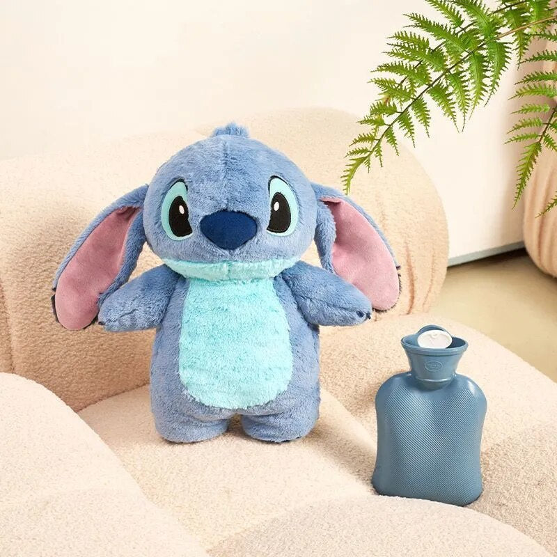 Stitch Anime Winter Extra Large Plush Hot Water Bottle Women'S Home Water Filling Hand Warmer Holiday Gift for Girlfriend