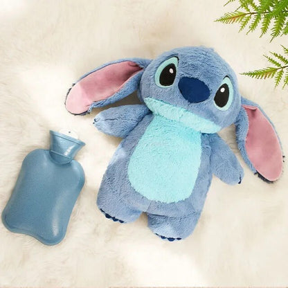 Stitch Anime Winter Extra Large Plush Hot Water Bottle Women'S Home Water Filling Hand Warmer Holiday Gift for Girlfriend